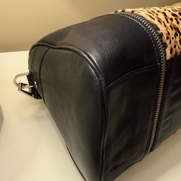 Zadig & Voltaire Black and Leopard Satchel - Picture 16 of 16